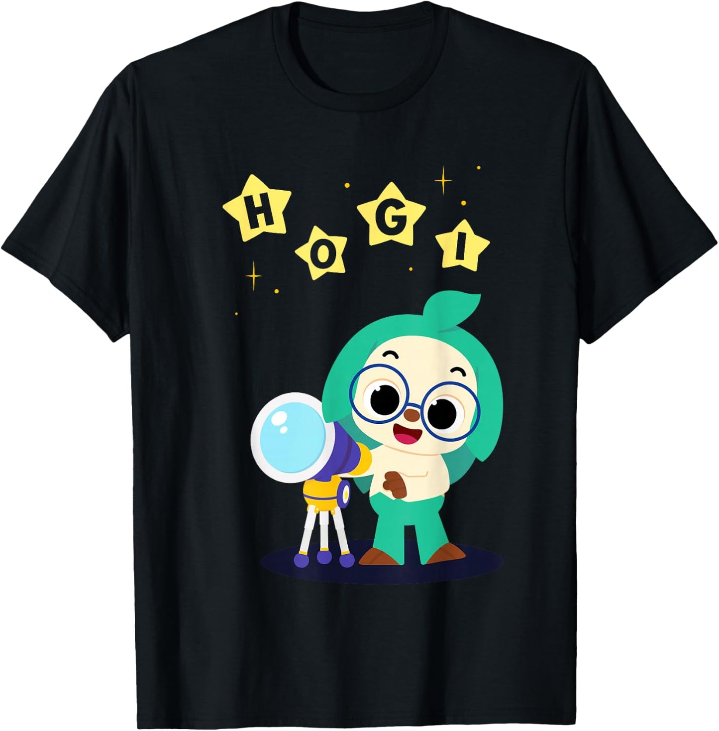 Pinkfong Wonderstar My Buddy Hogi Original T-Shirt - T-Shirt | Black
