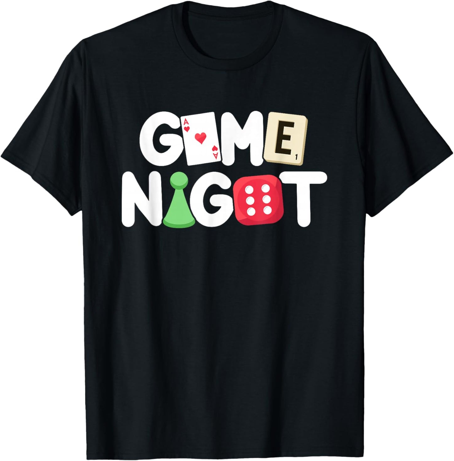 Game Night Host Board Games Trivia Night Team Women Men T-Shirt - T-Shirt | Black