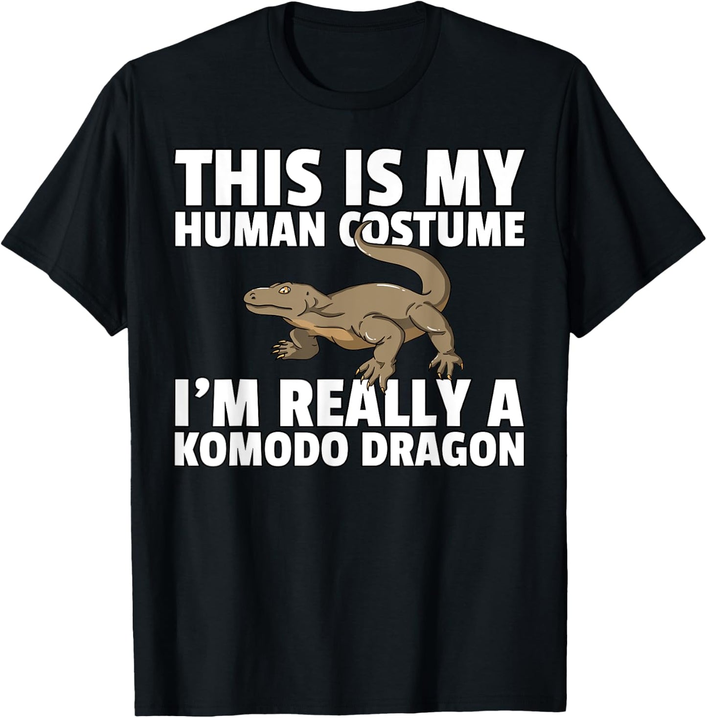 Komodo Dragon Costume Gift Komodo Dragon Kids T-Shirt - T-Shirt | Black