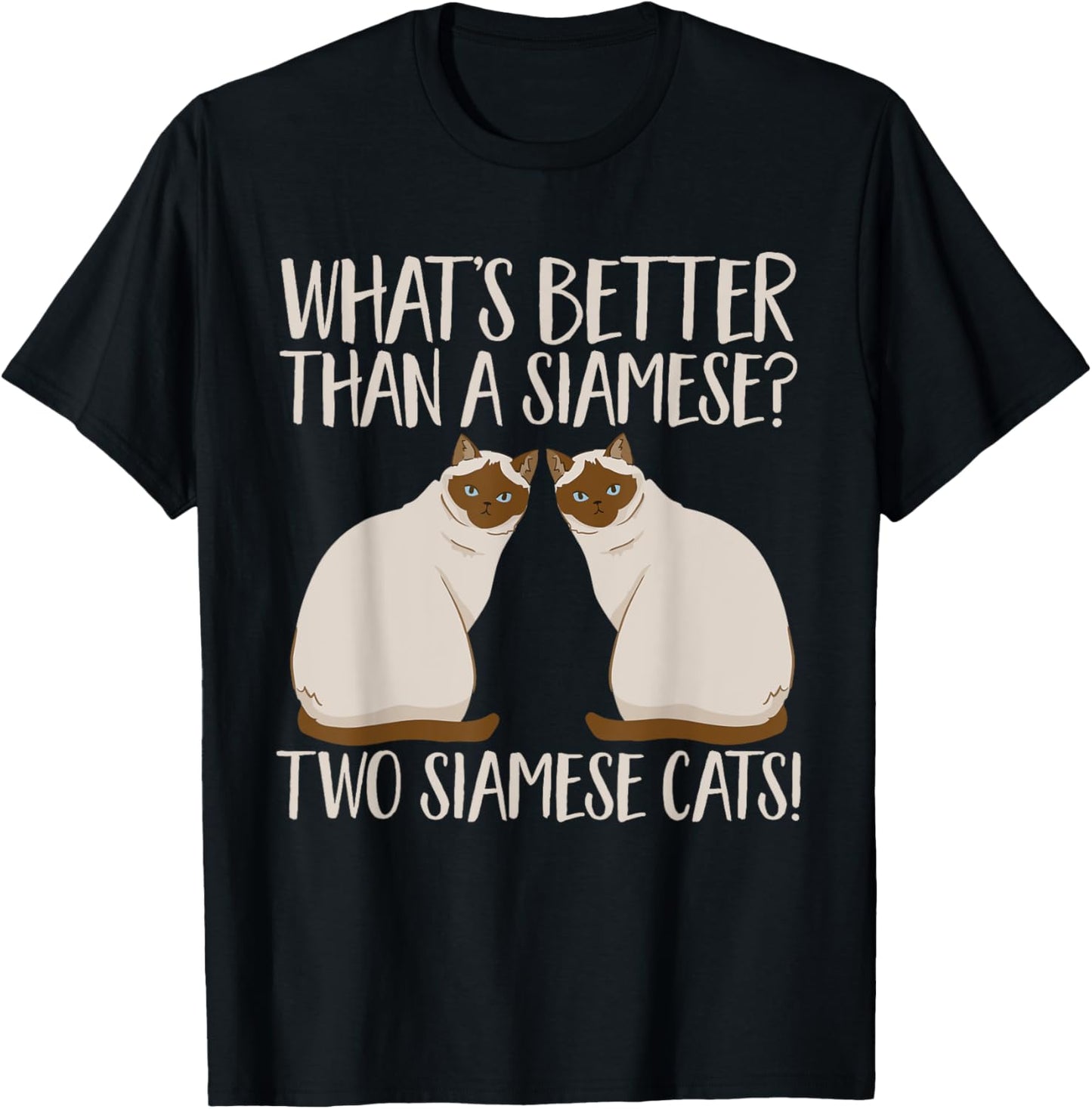 Siamese Cat T-Shirt - T-Shirt | Black