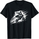 Jesus On Dirt Bike - Funny Christian Motorcycle Lover T-Shirt - T-Shirt | Black