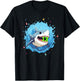 Sharks 13th Birthday Kids Shark Ocean 13 yrs Old Birthday T-Shirt - T-Shirt | Black