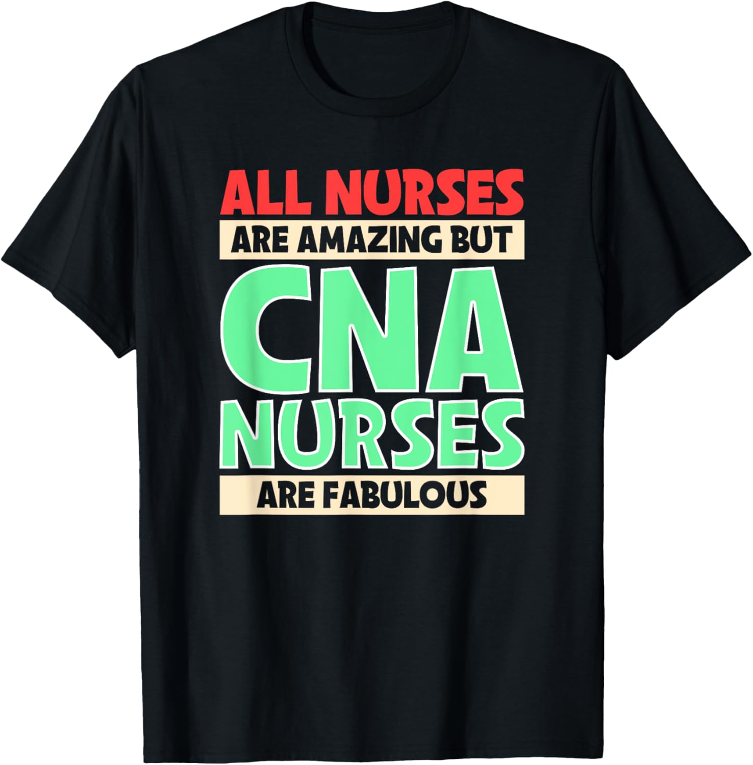 Messy Bun Cna Certified Nursing Assistant T-Shirt - T-Shirt | Black