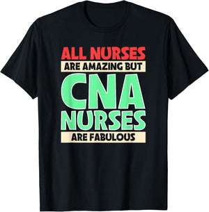 Messy Bun Cna Certified Nursing Assistant T-Shirt - T-Shirt | Black