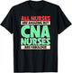 Messy Bun Cna Certified Nursing Assistant T-Shirt - T-Shirt | Black