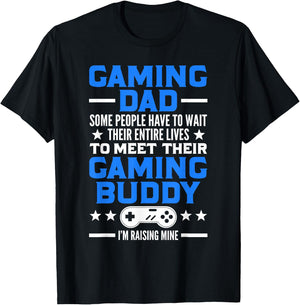 Gamer Video Games Gaming Dad Gaming T-Shirt - T-Shirt | Black