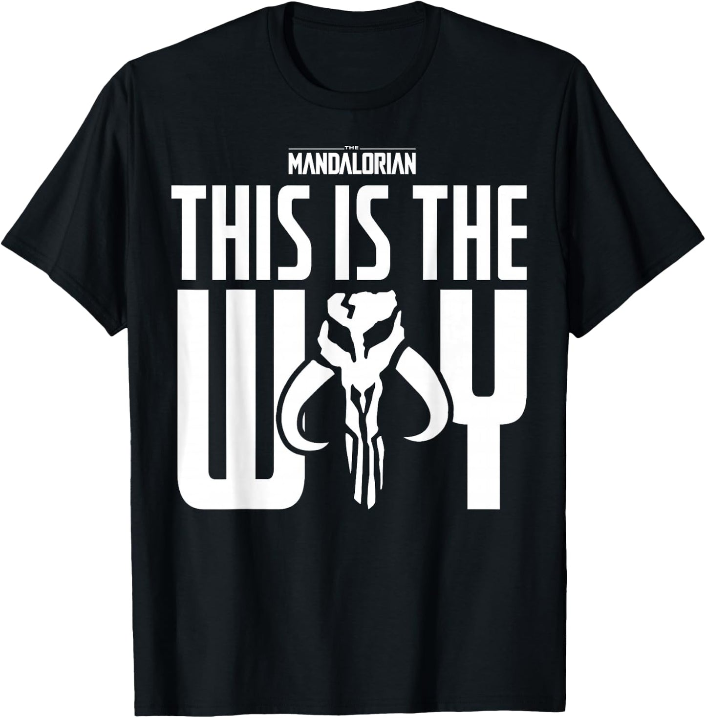 Star Wars The Mandalorian This Is The Way Mythosaur Block T-Shirt - T-Shirt | Black