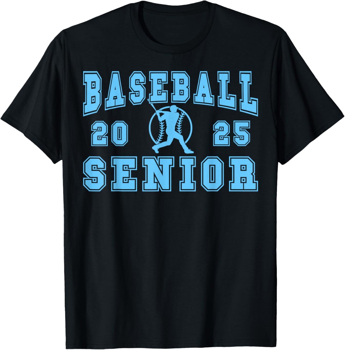 Baseball Senior Night Baseball Senior 2025 Graduation 26 T-Shirt - T-Shirt | Black
