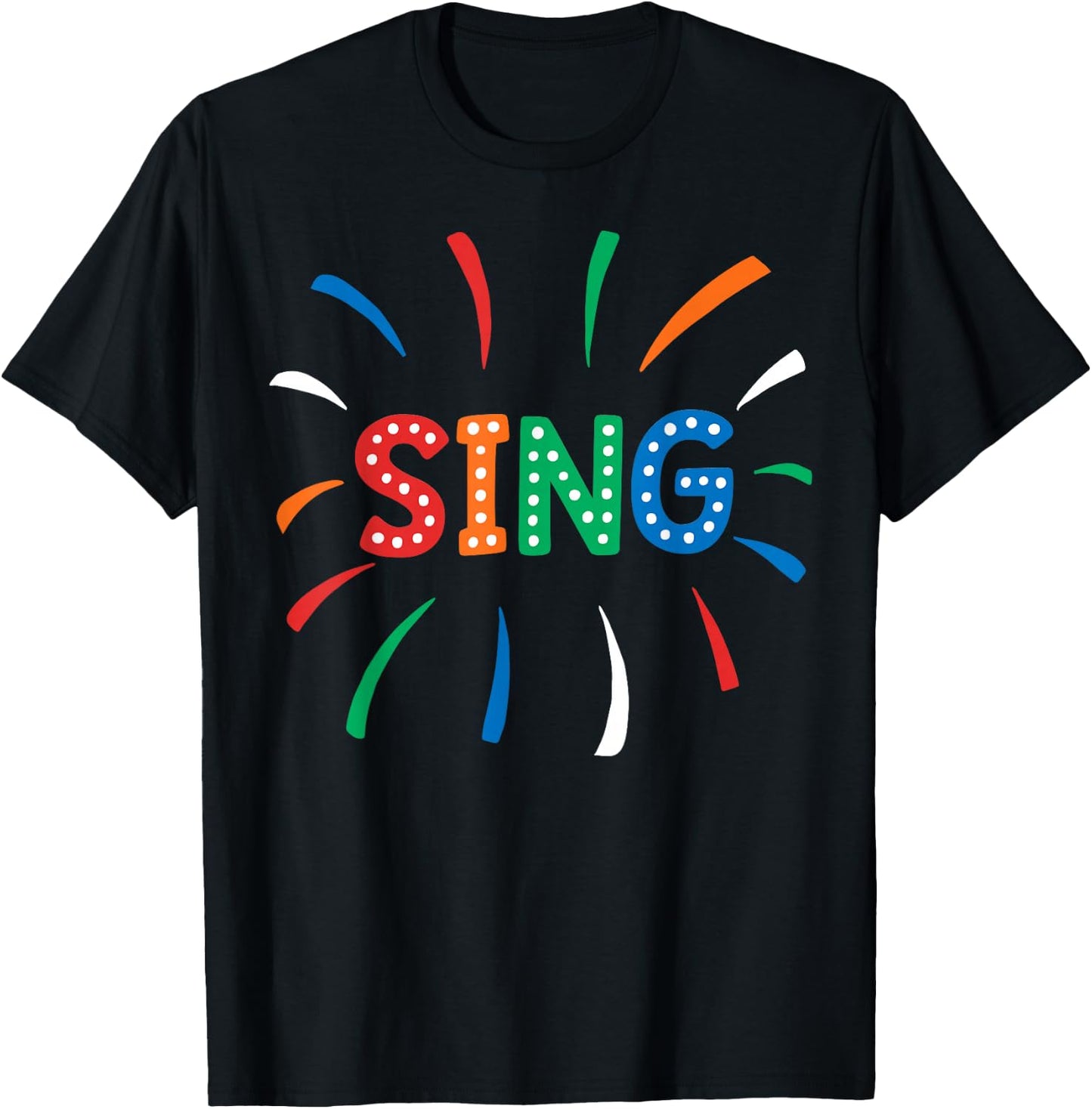 Sing Kids Spring Spring Summer Singing Gift T-Shirt - T-Shirt | Black