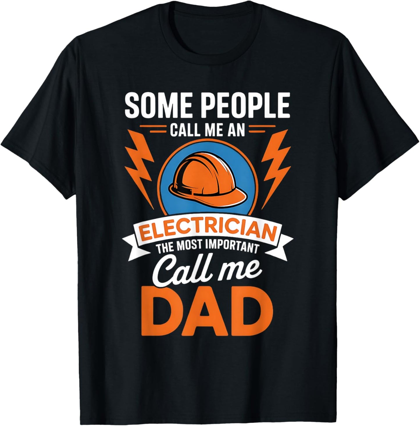 Citation de père électricien T-Shirt - T-Shirt | Black