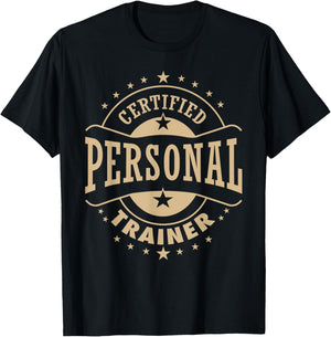 Health & Fitness - Certified Personal Trainer T-Shirt - T-Shirt | Black