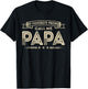 Favorite People Call Me Papa Funny Dad Papa Grandpa Vintage T-Shirt - T-Shirt | Black