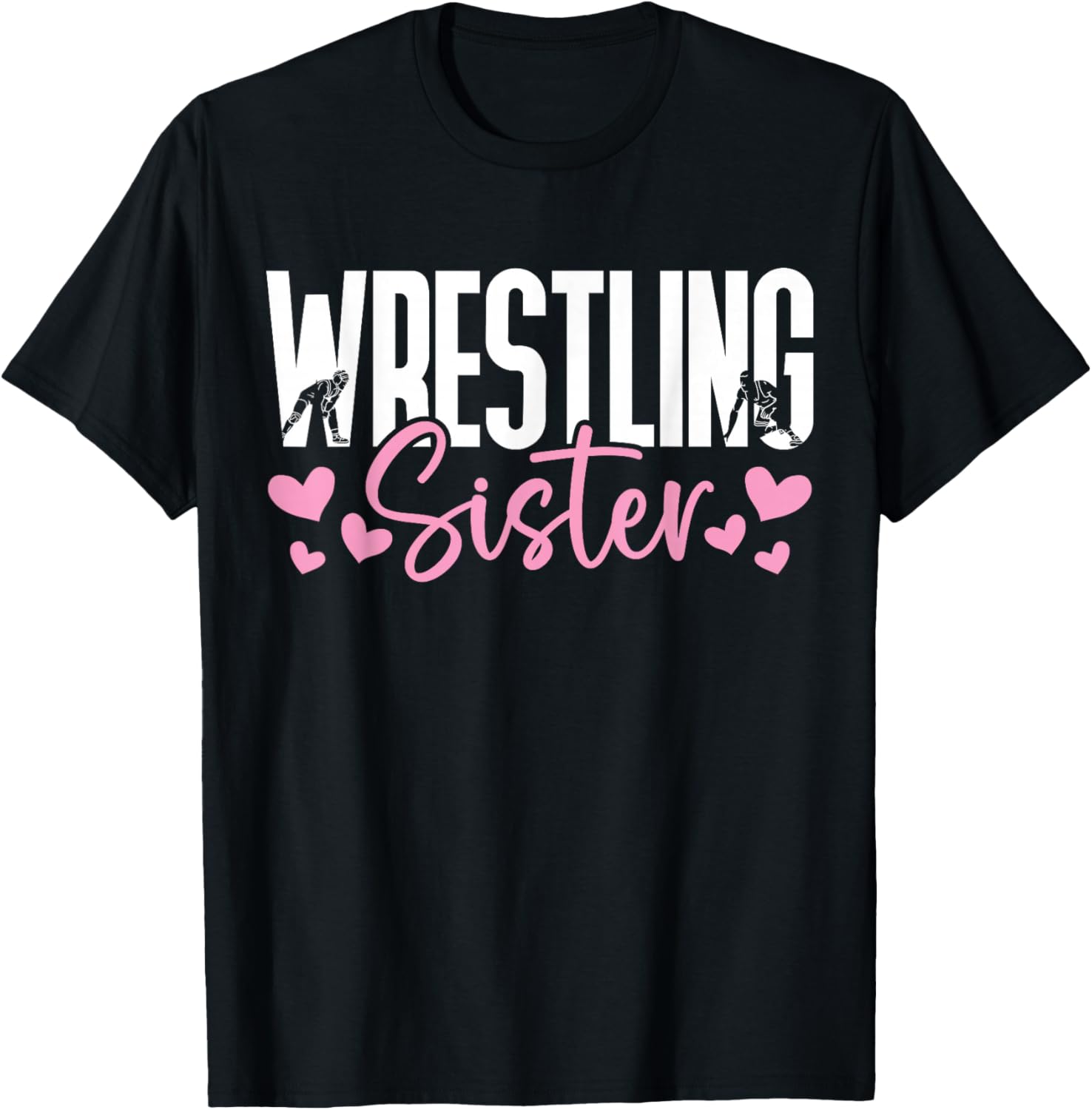 Wrestling Sister T-Shirt - T-Shirt | Black