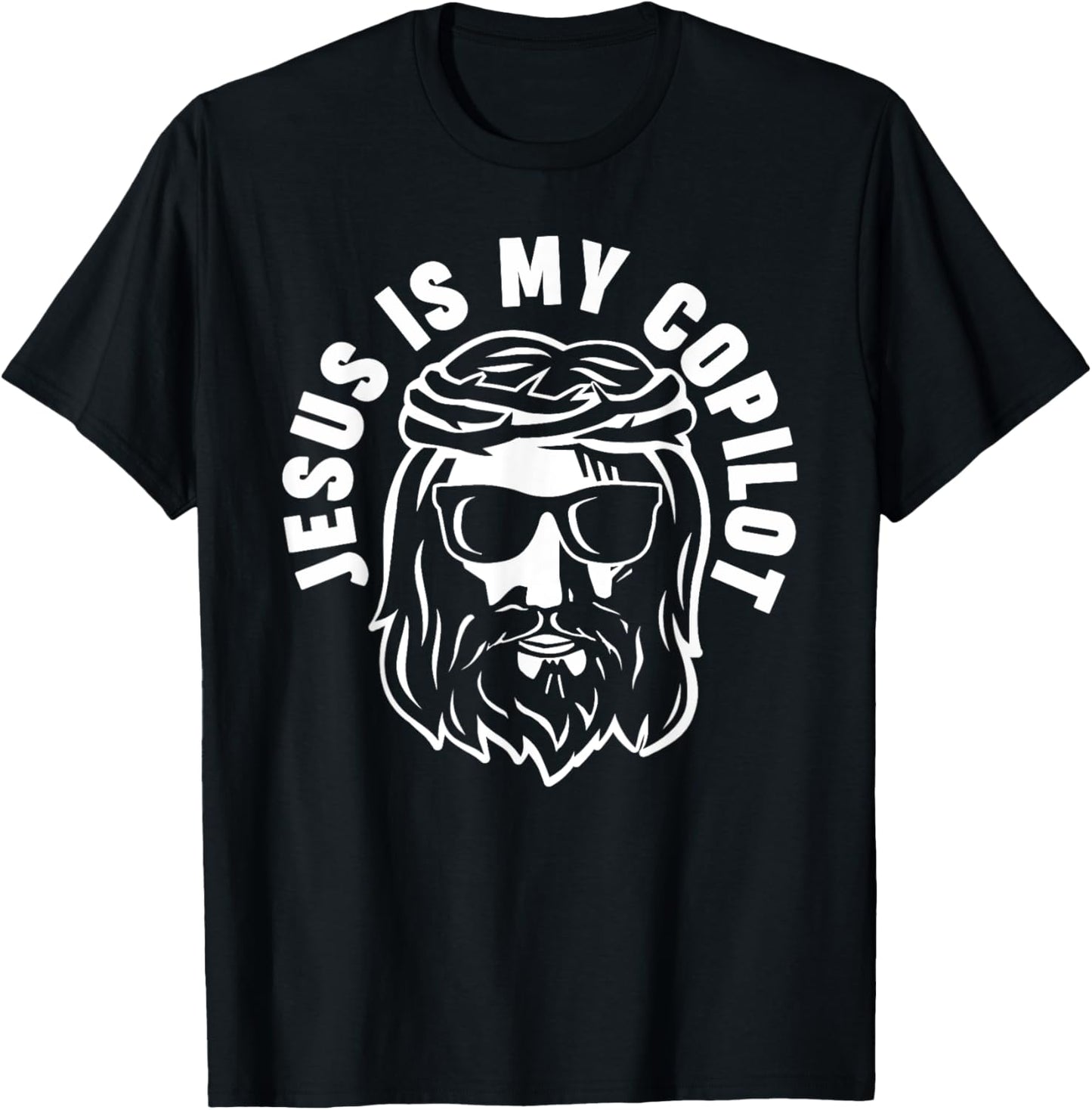 Jesus Is My Copilot T-Shirt - T-Shirt | Black