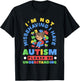 I'm Not Misbehaving I Have Autism Awareness Autistic Girls T-Shirt - T-Shirt | Black