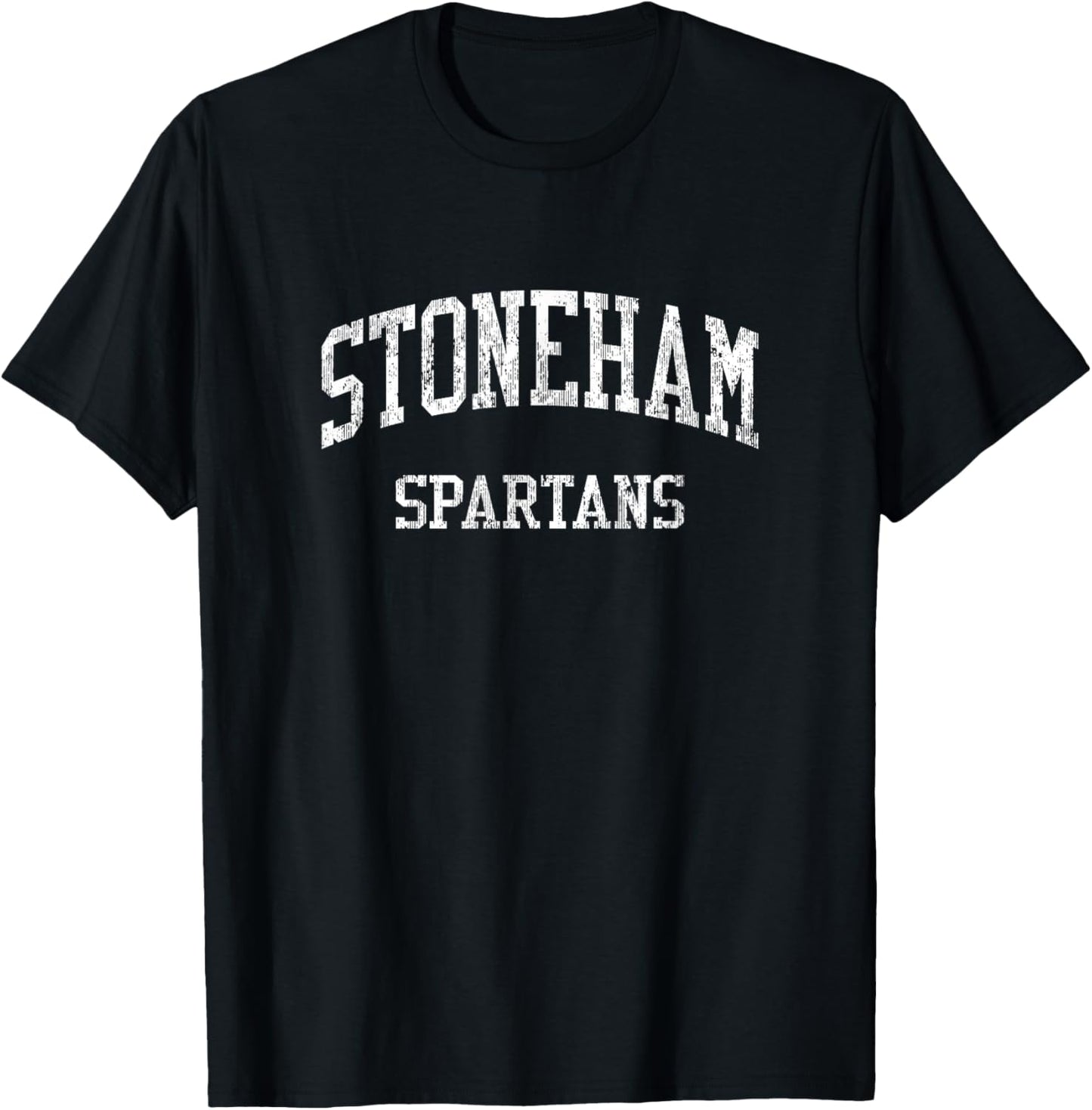 Stoneham High School HS Stoneham MA Vintage Sports T-Shirt - T-Shirt | Black