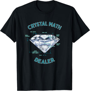 Gemstone Tester Goldsmith Silversmith Bling Lovers - Funny Crystal Math Dealer - Gemologist Diamond Jeweler Humor -Adults Black Short Sleeve T-Shirt - T-Shirt | Black