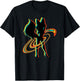 Retro Sexy Fox Anthropomorphic Furry Fandom Cosplay Fursona T-Shirt - T-Shirt | Black