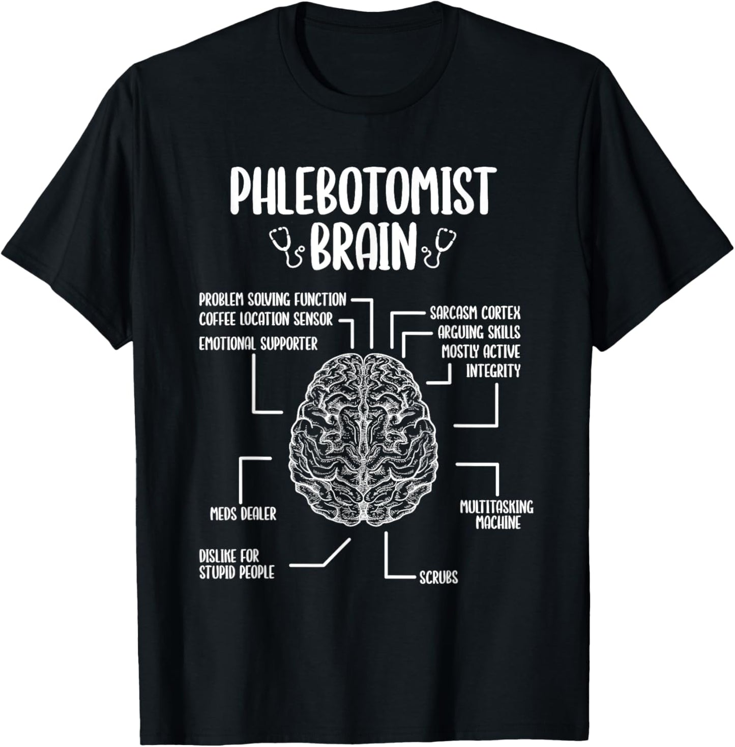 Phlebotomist Essentials Phlebotomy Doctor Accessoires T-Shirt - T-Shirt | Black