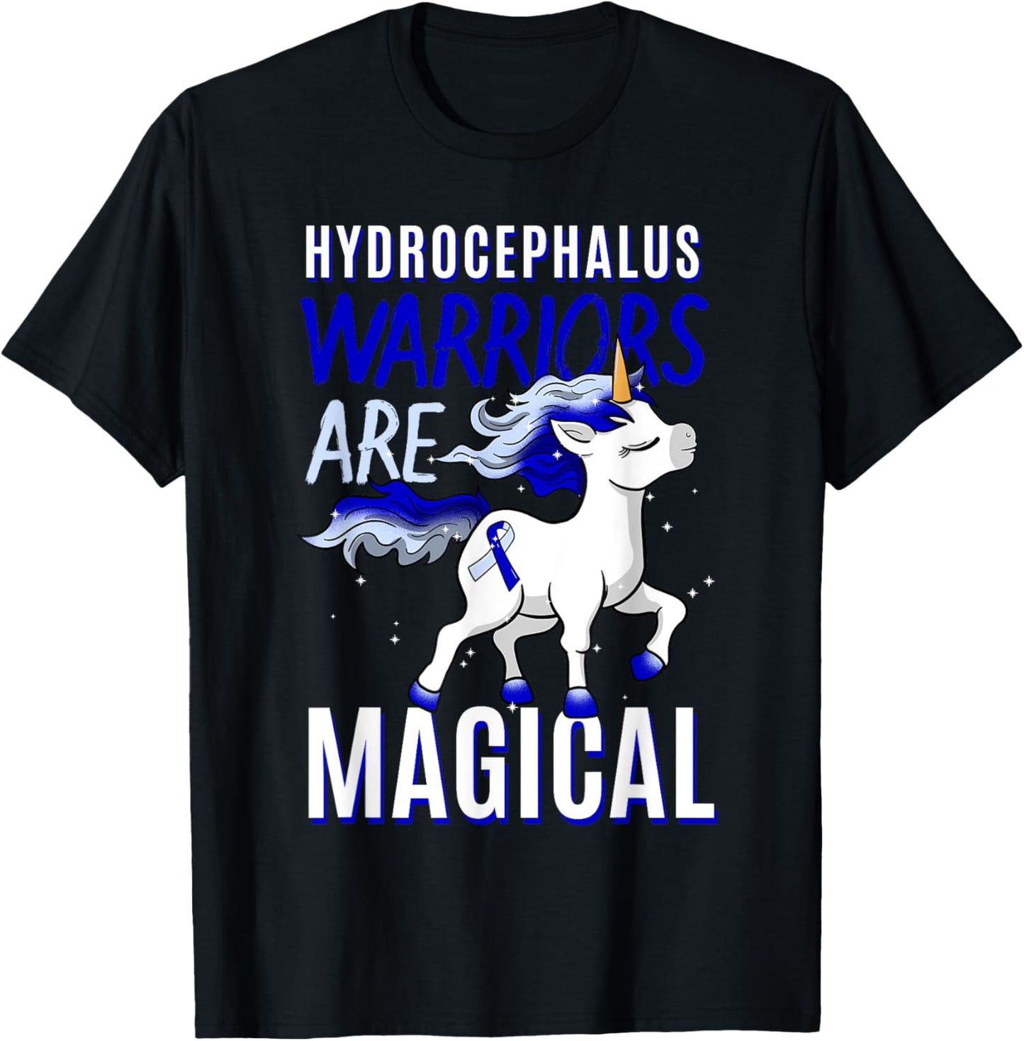 Hydrocephalus Awareness Supporter Water On The Brain Gift T-Shirt - T-Shirt | Black