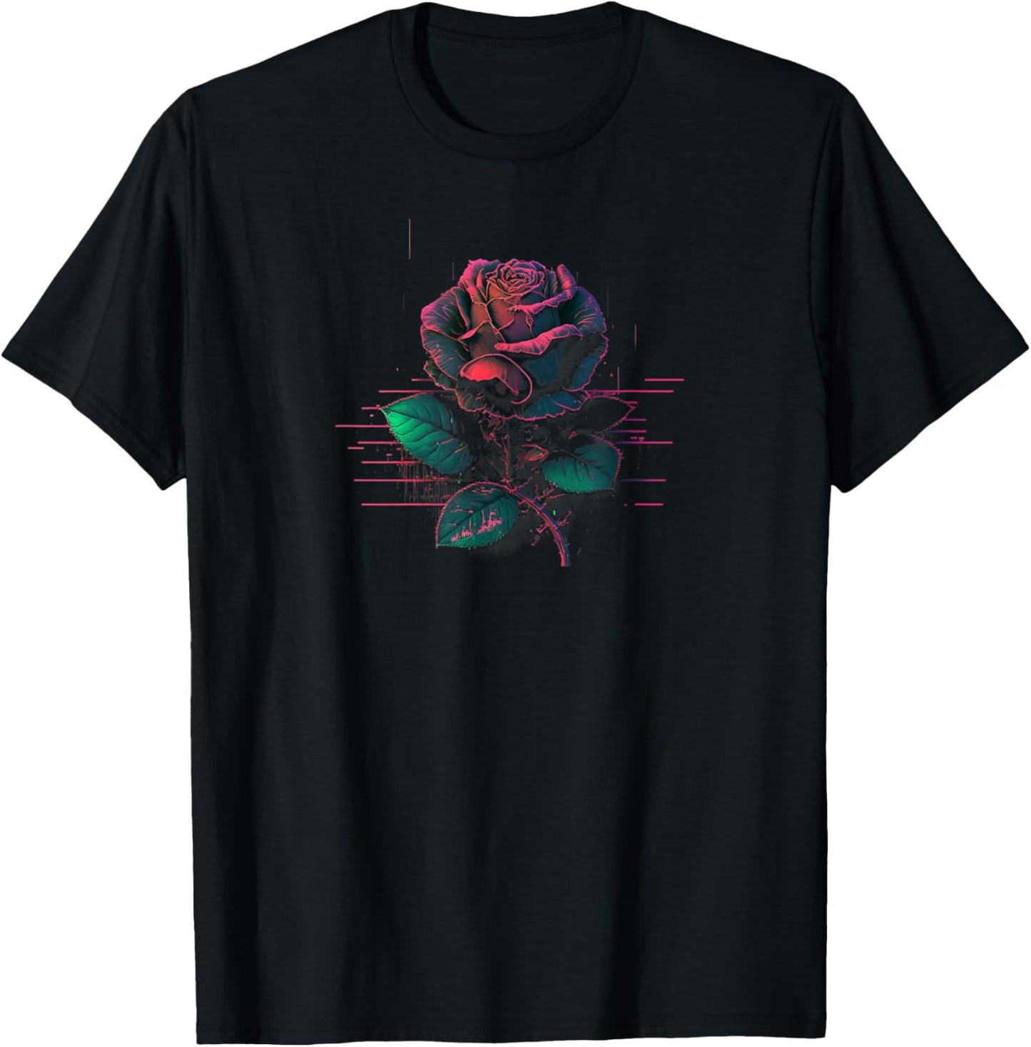 Rose T-Shirt - T-Shirt | Black