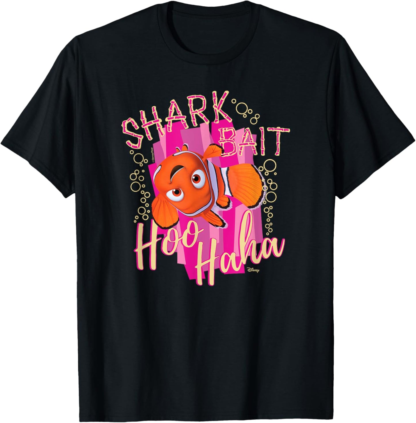 Finding Nemo - Shark Bait Hoo Haha T-Shirt - T-Shirt | Black