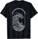 Vintage Wind And Waves Obey Christian Jesus Japanese Wave T-Shirt - T-Shirt | Black