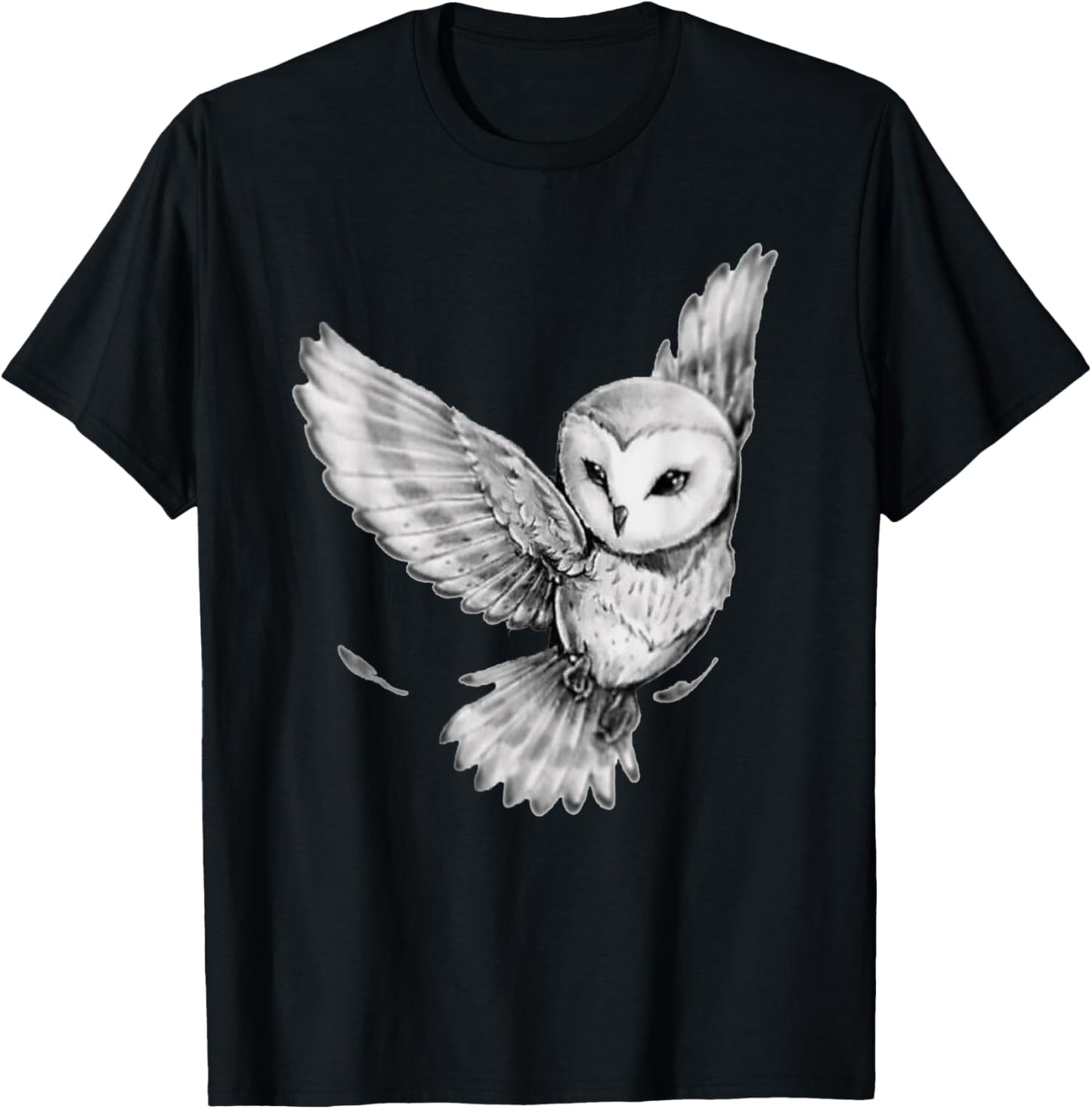 Owl shirt , owl shirt , owl shirt for boys T-Shirt - T-Shirt | Black