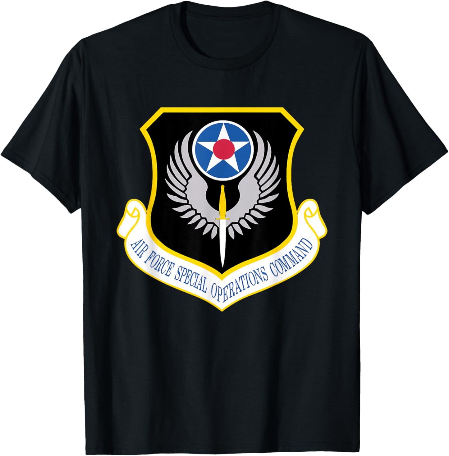 Air Force Special Operations Command AFSOC Military Veteran T-Shirt - T-Shirt | Black