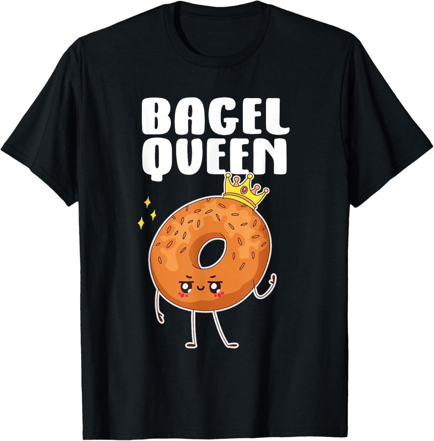 Bagel Queen T-Shirt - T-Shirt | Black
