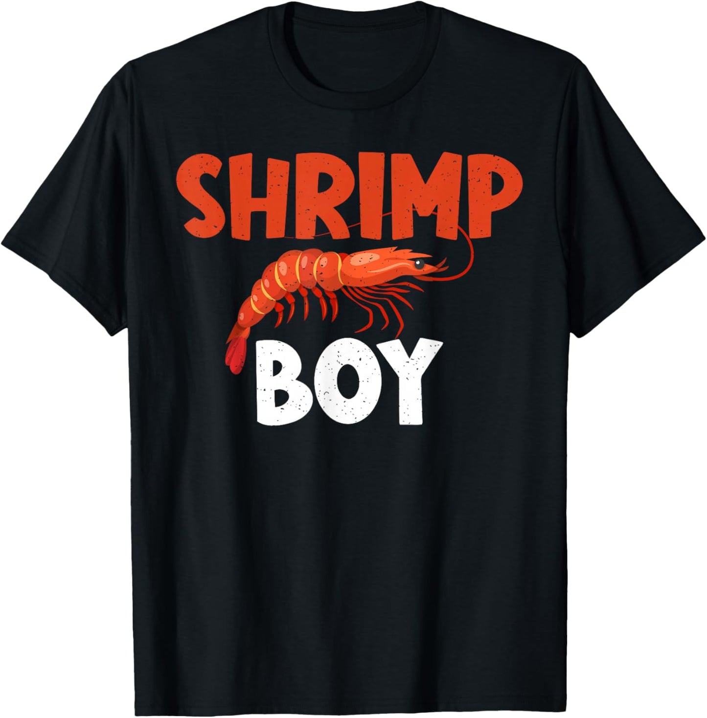Shrimp Boy Shrimp Lover T-Shirt - T-Shirt | Black