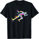 Sprinter Track and Field Runner Running Marathon T-Shirt - T-Shirt | Black
