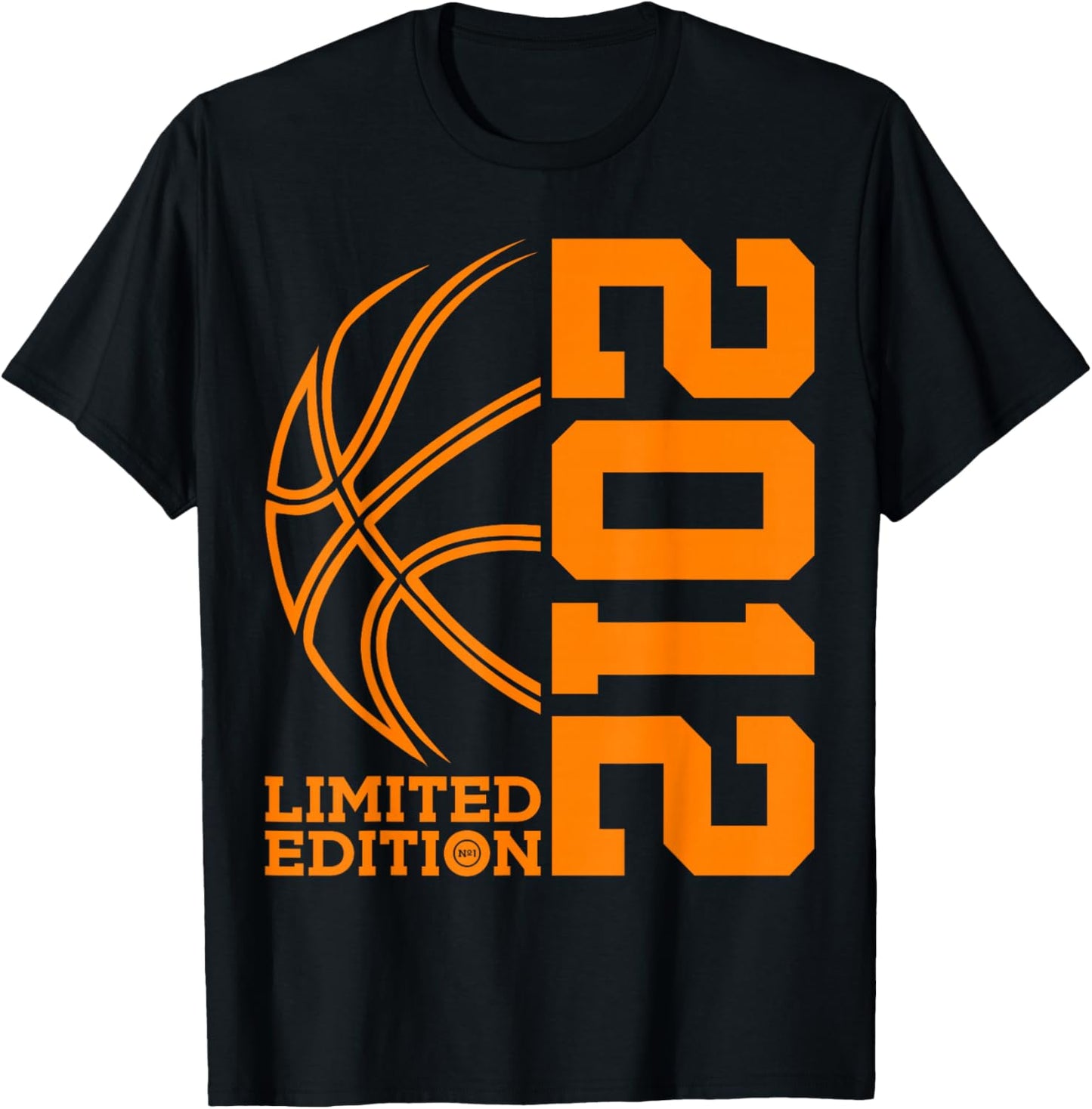 JAHRGANG 2012 OUTFIT ZUM 13. GEBURTSTAG 13th Birthday Basketball Limited Edition 2012 - Black, Small T-Shirt - T-Shirt | Black