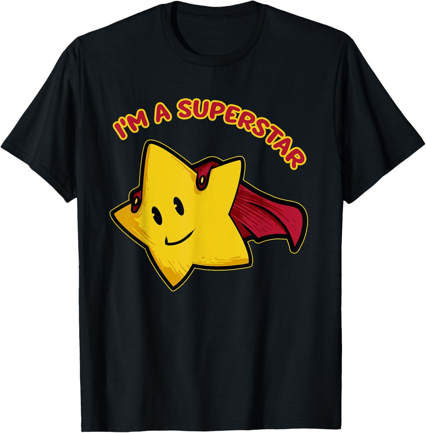 Superhero , Motivational Super-star T-Shirt - T-Shirt | Black