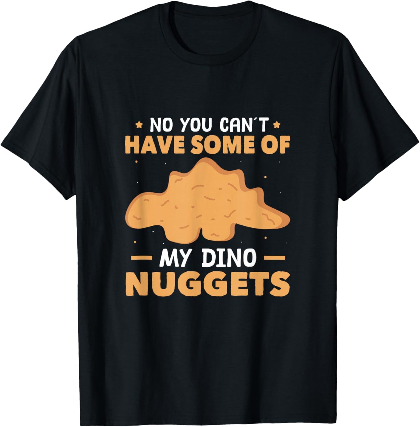Dino Nugget Keychain Chicken Nugget Pillow Dinosaur Nugget T-Shirt - T-Shirt | Black