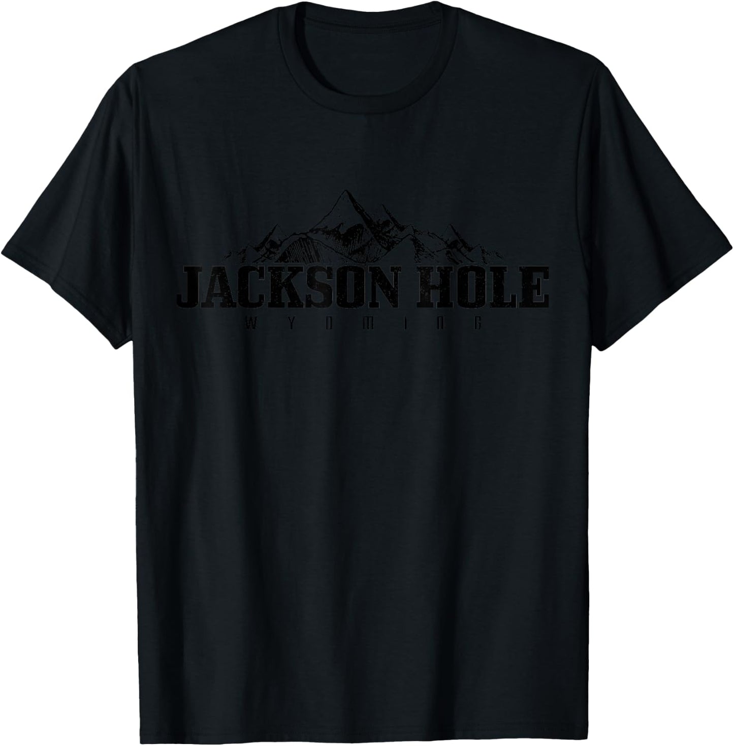 Jackson Hole Wyoming Mountains Pride Gift T-Shirt - T-Shirt | Black