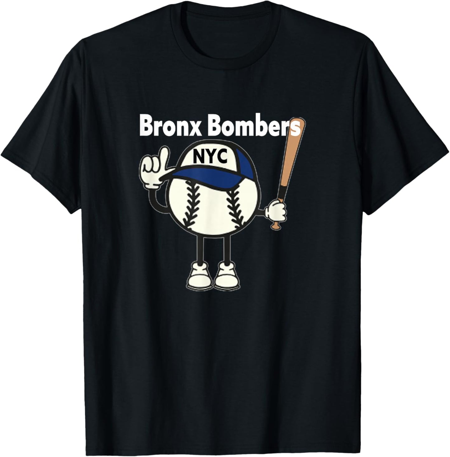 Bronx Bombers_Baseball_010 T-Shirt - T-Shirt | Black