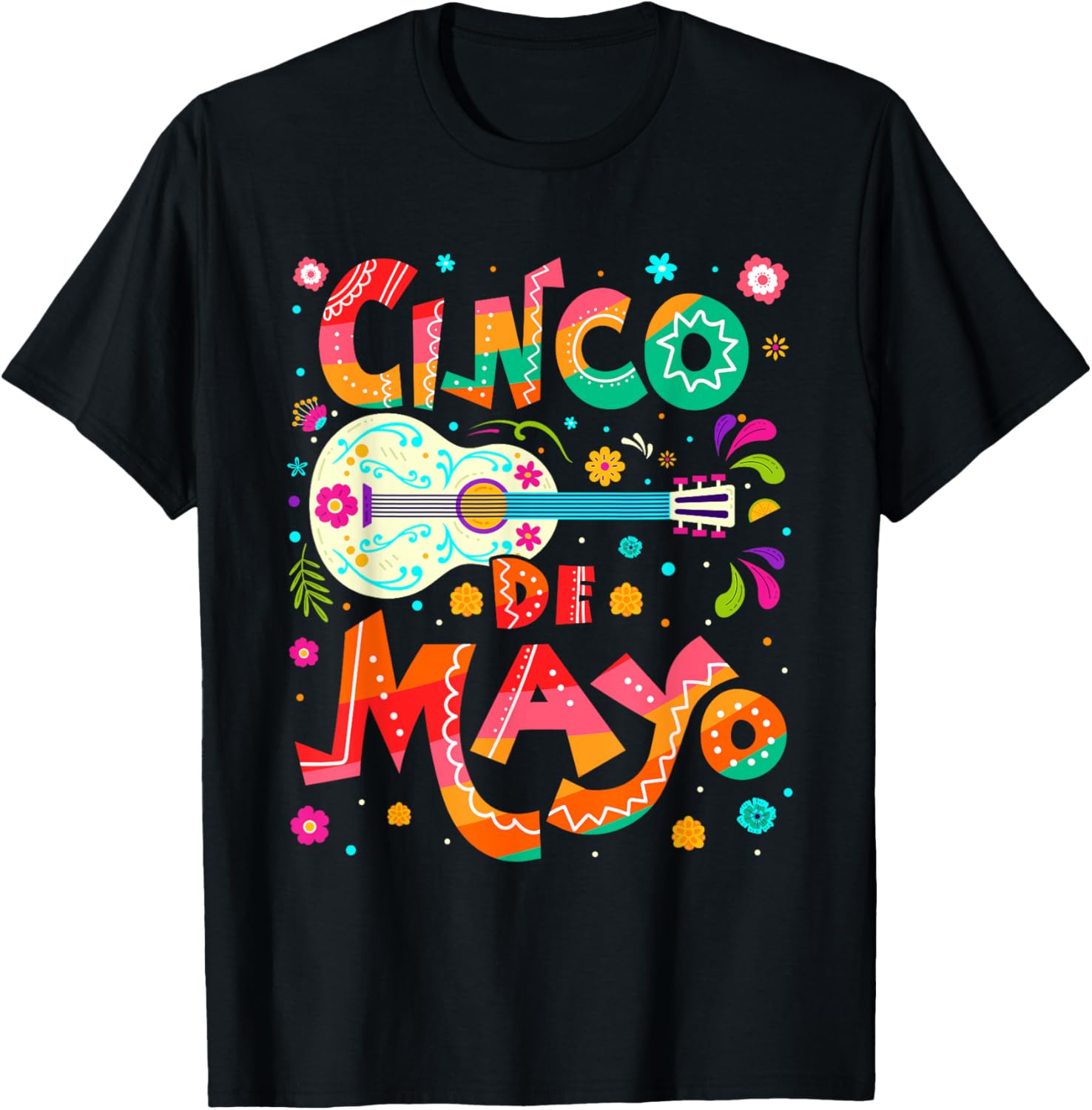 Cinco De Mayo Mexican Fiesta 5 De Mayo T-Shirt - T-Shirt | Black
