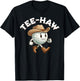 Western Haw Y'all Funny Golf Ball Cowboy Southern Retro T-Shirt - T-Shirt | Black