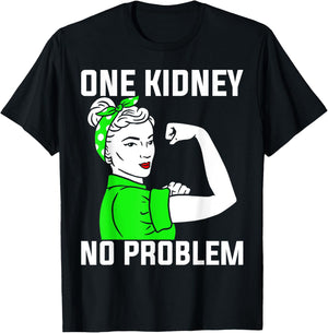 Kidney Warrior Kidney transplant T-Shirt - T-Shirt | Black
