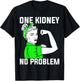 Kidney Warrior Kidney transplant T-Shirt - T-Shirt | Black