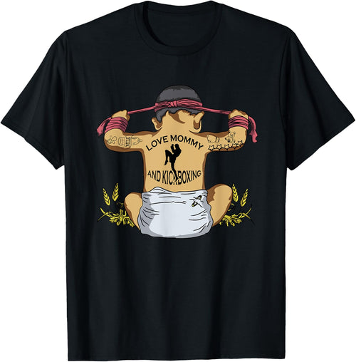 Kickboxing Muay Thai Training Fitness Baby Love Mommy Gift