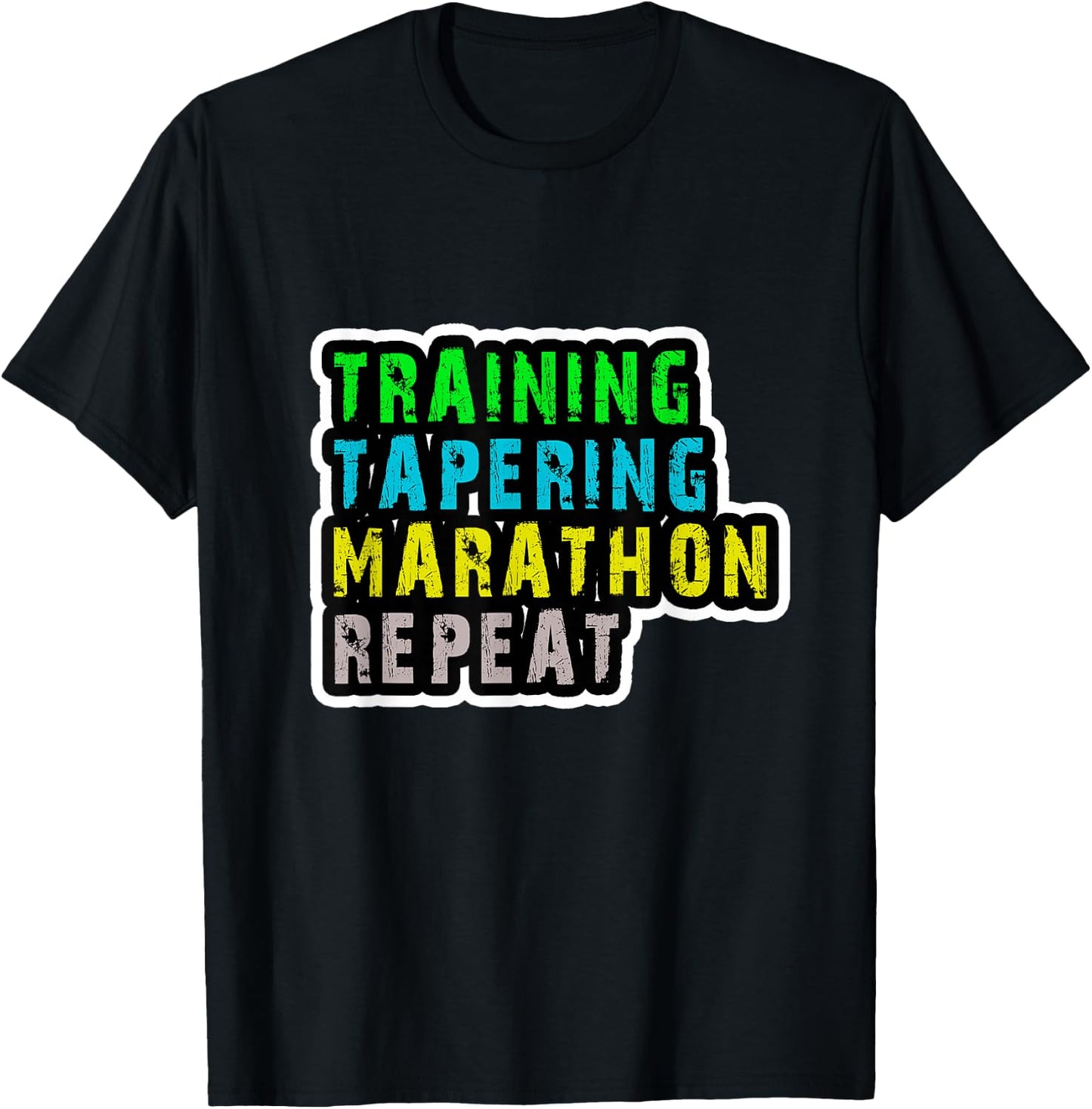 Run Marathon 26.2 for Marathon Finisher T-Shirt - T-Shirt | Black