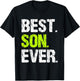 Best Son Ever Cool Family Funny T-Shirt - T-Shirt | Black