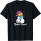 Garfield Up To Snow Good Garfield Snowman T-Shirt - T-Shirt | Black