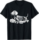 Dachshund Skeleton Birthday Halloween Dog Kids T-Shirt - T-Shirt | Black