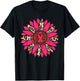 Sunflower Pink Breast Cancer Awareness Women Warrior T-Shirt - T-Shirt | Black