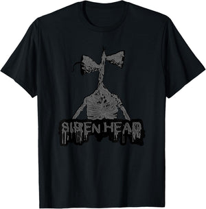 Sirenhead Siren Head Creepy Horror trick or treat T-Shirt - T-Shirt | Black
