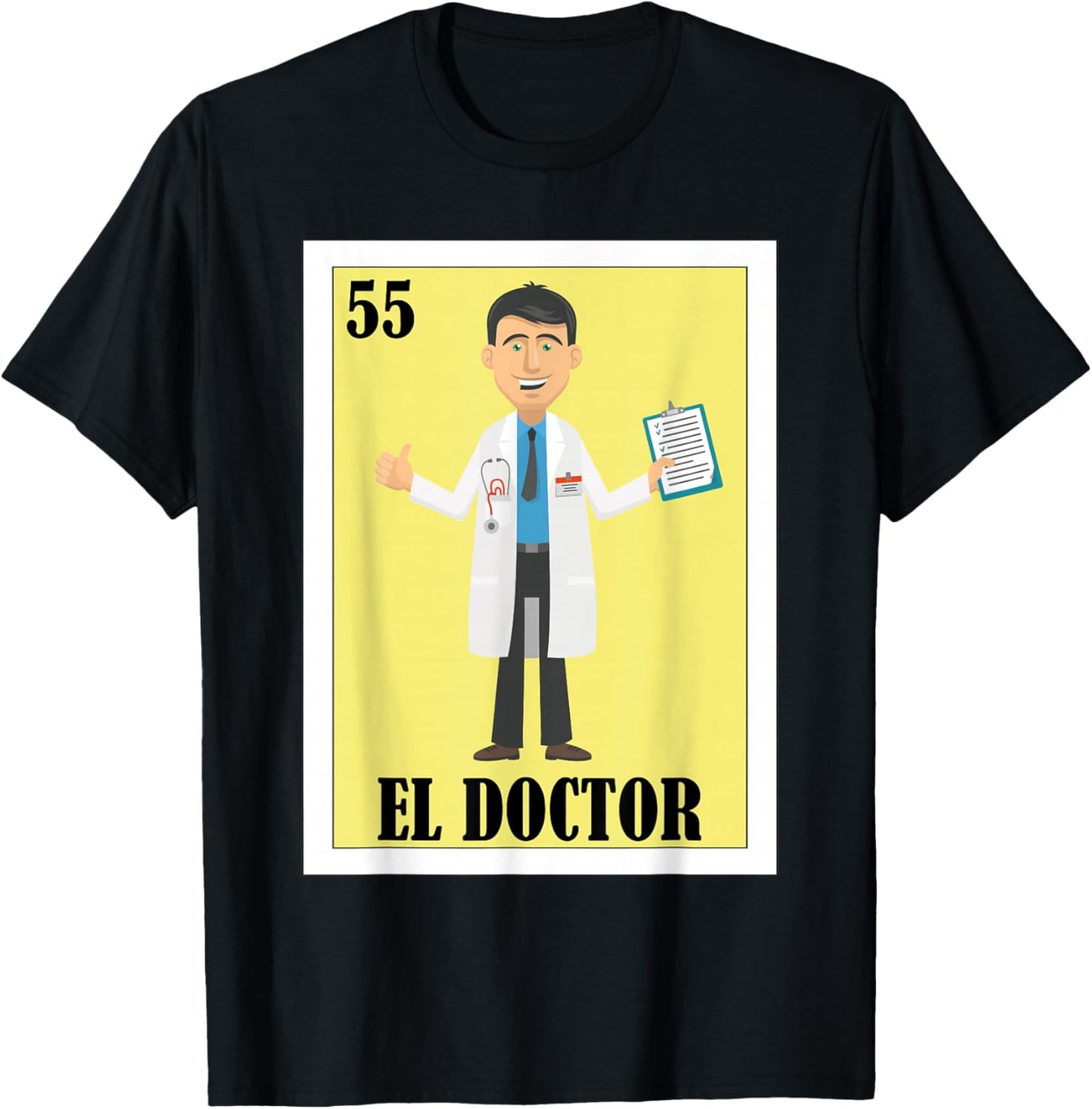 Funny Mexican Design for Health Staff - El Doctor T-Shirt - T-Shirt | Black