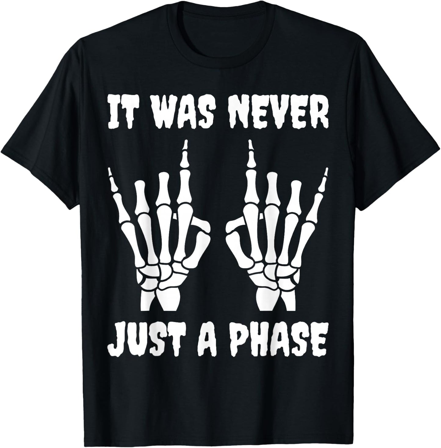 IT was Never JUST A Phase, Its A Lifestyle :Elder Still Emo T-Shirt - T-Shirt | Black